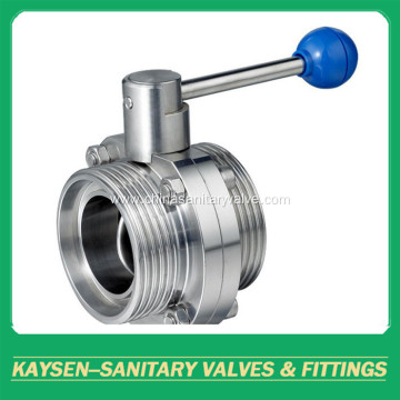 3A Hygienic Butterfly Valves Male end